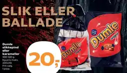 SuperBrugsen Dumle slikkepind eller karameller tilbud