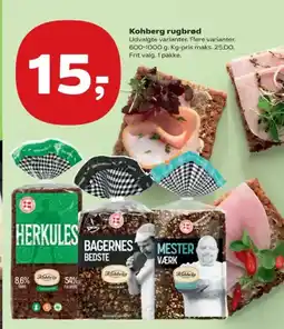 SuperBrugsen Kohberg rugbrød tilbud
