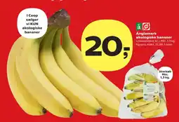 SuperBrugsen Änglamark økologiske bananer tilbud