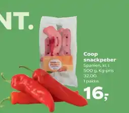 SuperBrugsen Coop snackpeber tilbud