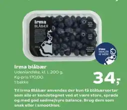 SuperBrugsen Irma blåbær tilbud