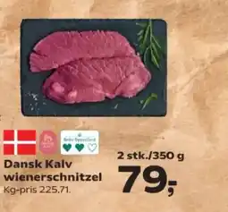 SuperBrugsen Dansk Kalv wienerschnitzel tilbud