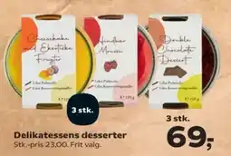 SuperBrugsen Delikatessens desserter tilbud