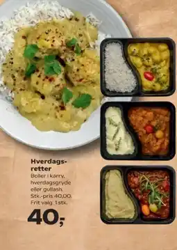 SuperBrugsen Hverdags- retter tilbud
