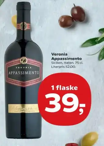 SuperBrugsen Veronia Appassimento tilbud