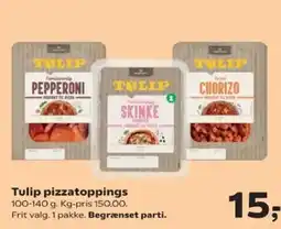 SuperBrugsen Tulip pizzatoppings tilbud