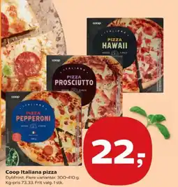 SuperBrugsen Coop Italiana pizza tilbud