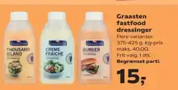 SuperBrugsen Graasten fastfood dressinger tilbud