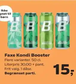 SuperBrugsen Faxe Kondi Booster tilbud