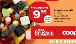 SuperBrugsen Bland selv slik tilbud