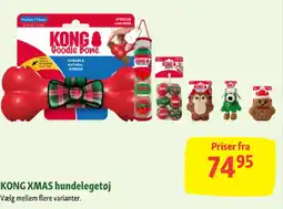 Maxi Zoo Kong xmas hundelegetøj tilbud