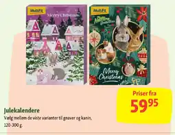 Maxi Zoo Julekalendere tilbud