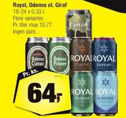 Calle Royal, Odense el. Giraf tilbud