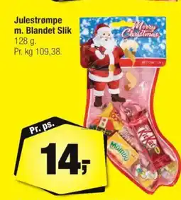 Calle Julestrømpe m. Blandet Slik tilbud