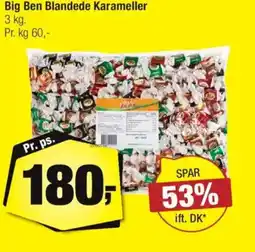 Calle Big Ben Blandede Karameller tilbud