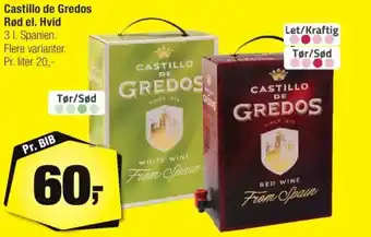 Calle Castillo de Gredos Rød el. Hvid tilbud