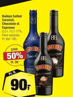 Calle Baileys Salted Caramel, Chocolate el. Espresso tilbud