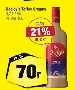 Calle Dooley's Toffee Creamy tilbud