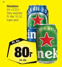 Calle Heineken tilbud