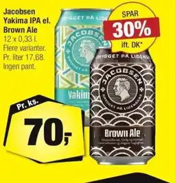Calle Jacobsen Yakima IPA el. Brown Ale tilbud