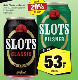 Calle Slots Pilsner el. Classic tilbud