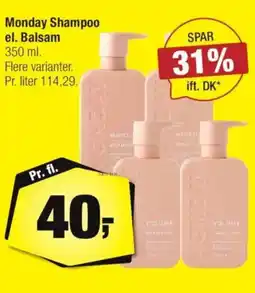 Calle Monday Shampoo el. Balsam tilbud