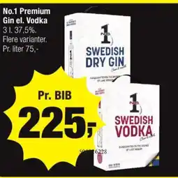 Calle No.1 Premium Gin el. Vodka tilbud