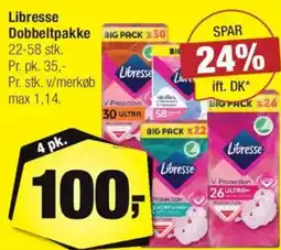 Calle Libresse Dobbeltpakke tilbud
