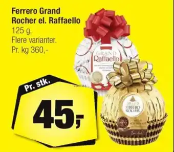 Ferrero Grand Rocher el. Raffaello