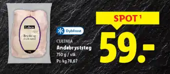 Lidl CULINEA Andebryststeg tilbud