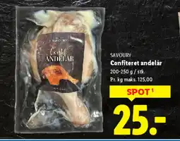 Lidl SAVOURY Confiteret andelår tilbud