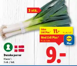 Lidl Danske porrer tilbud