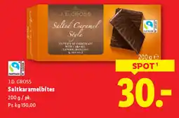 Lidl J.D. GROSS Saltkaramelbites tilbud