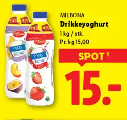 Lidl MILBONA Drikkeyoghurt tilbud