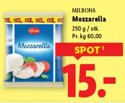 Lidl MILBONA Mozzarella tilbud