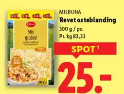 Lidl MILBONA Revet osteblanding tilbud