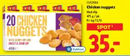 Lidl CULINEA Chicken nuggets tilbud