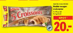 Lidl MAITRE JEAN-PIERRE Nødde-nougat- croissanter tilbud