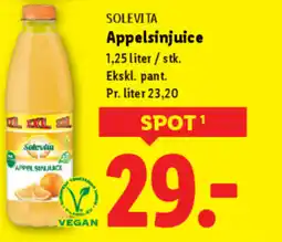 Lidl SOLEVITA Appelsinjuice tilbud