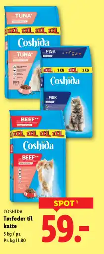 Lidl COSHIDA Tørfoder til katte tilbud