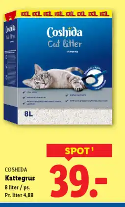 Lidl COSHIDA Kattegrus tilbud