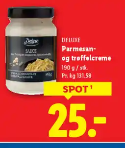 Lidl DELUXE Parmesan- og trøffelcreme tilbud