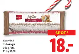 Lidl FAVORINA Julekage tilbud