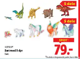 Lidl LUPILU® Sæt med 5 dyr tilbud