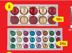 Lidl Juletræskugler tilbud