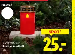 Lidl LIVARNO HOME® Gravlys med LED tilbud
