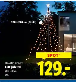 Lidl LIVARNO HOME® LED-juletræ tilbud