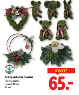 Lidl Gravpynt eller mosdyr tilbud