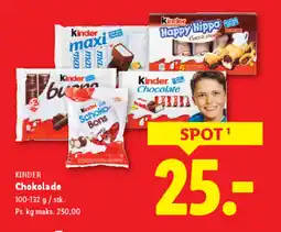 Lidl KINDER Chokolade tilbud