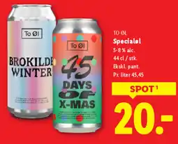 Lidl TO ØL Specialøl tilbud